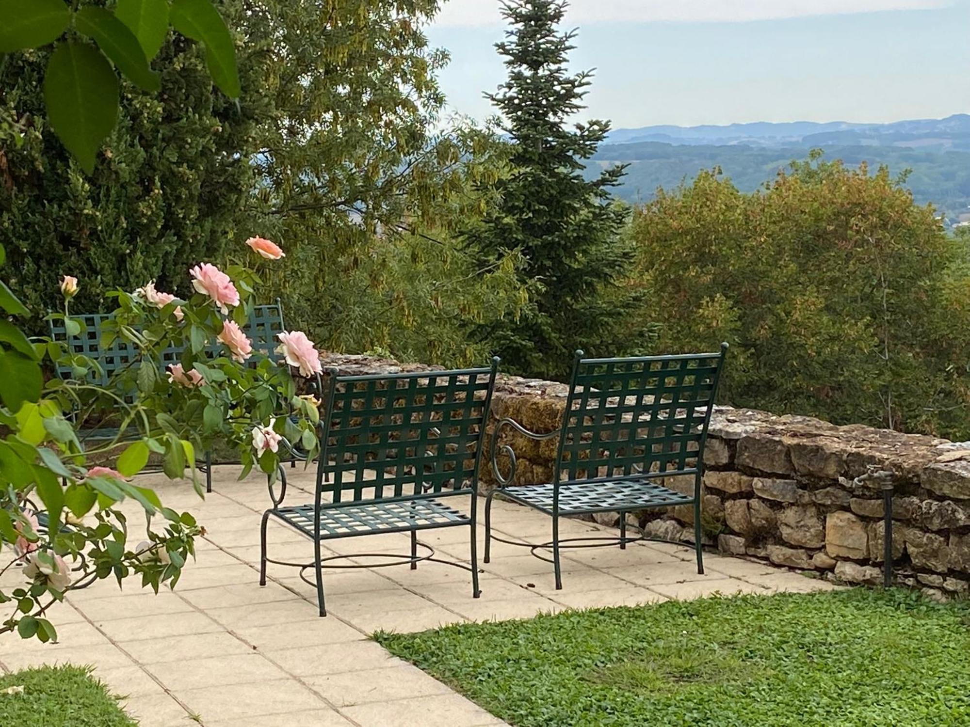 Manoir De Rieuzal Bed & Breakfast Loubressac Exterior foto