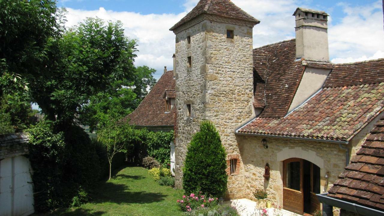 Manoir De Rieuzal Bed & Breakfast Loubressac Exterior foto